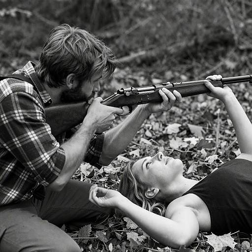 Tension in the Forest: A Stark Contrast