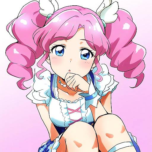 Illustration of Amahane madoka, aikatsu! (series) in the style of D-m (dii emu)