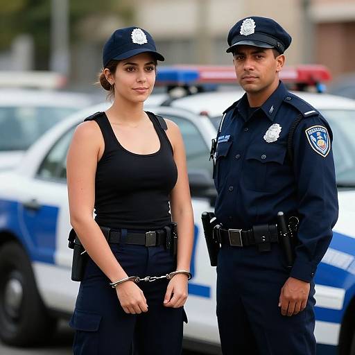 Photorealistic Police Officer Portrait