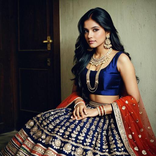 Elegant Girl in Stunning Lehenga