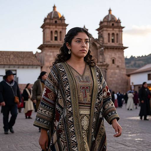 Inca Noblewoman Historical Reenactment