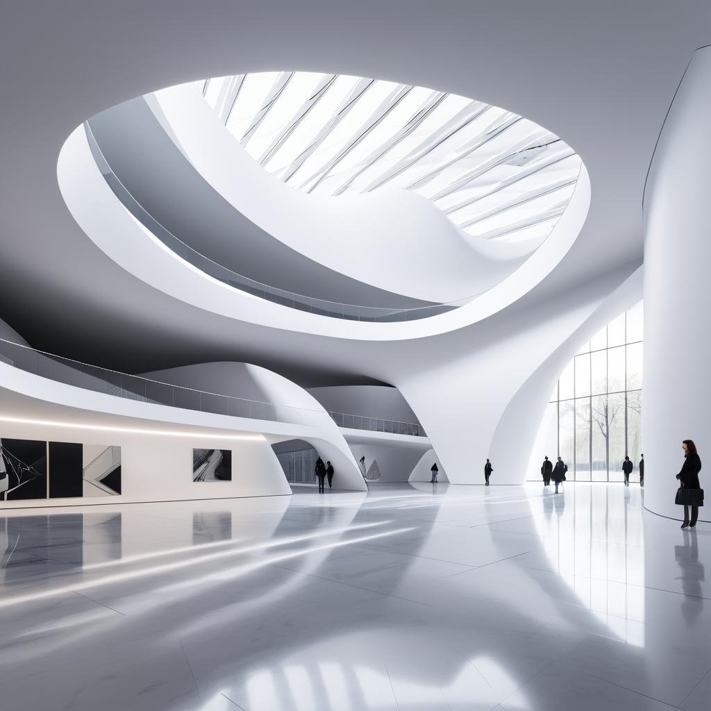 Stunning Minimalist Museum Entrance Hall