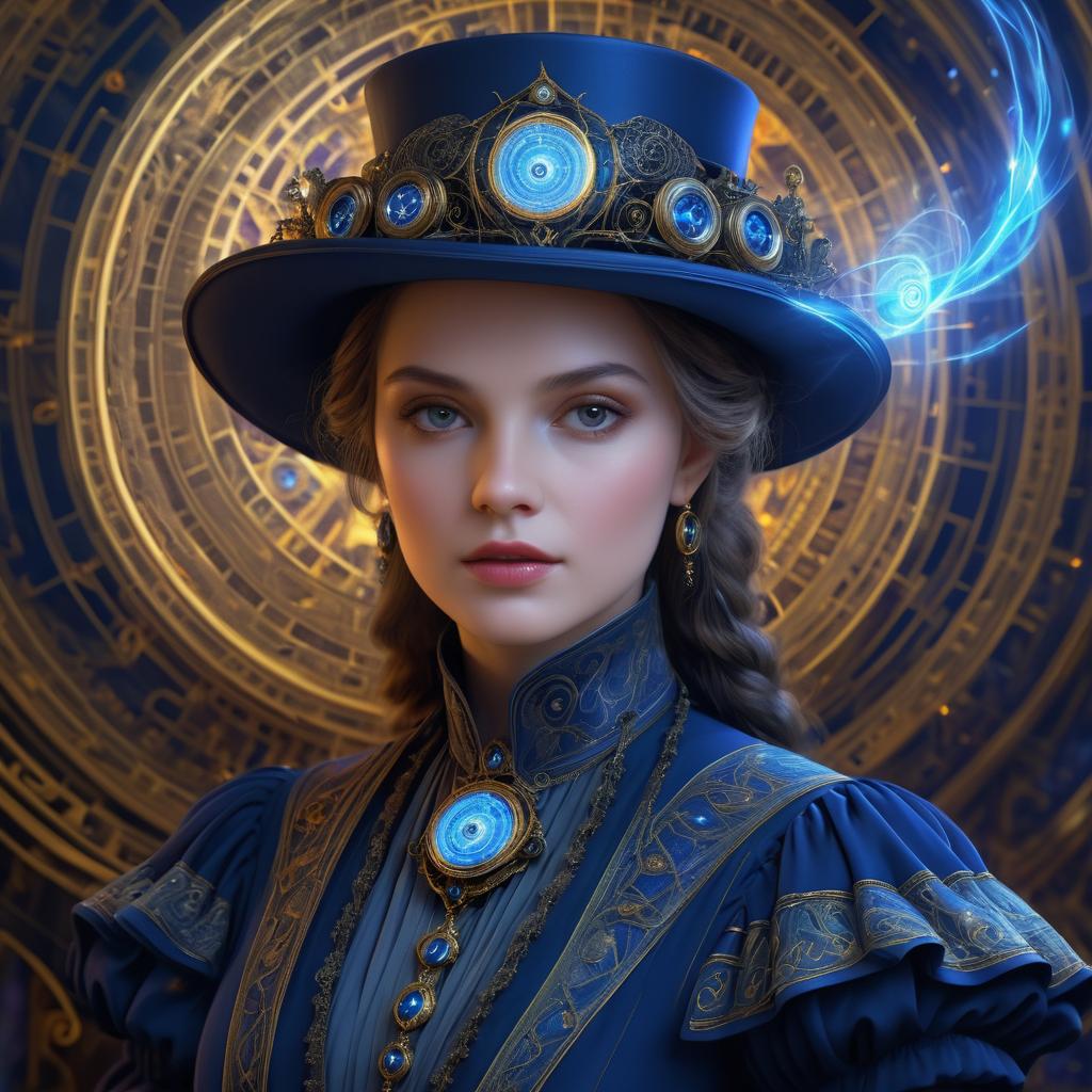 Victorian Mage with Hypnotic Gaze