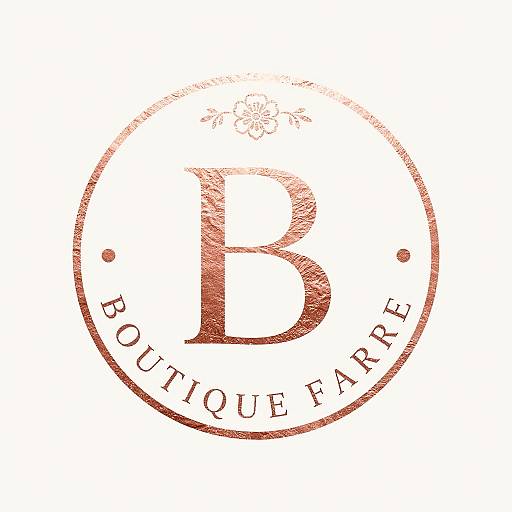 Elegant Rose Gold Boutique Logo