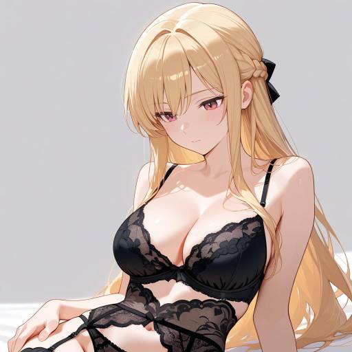 Elegant Young Lady in Lingerie Elegant Young Lady in Lingerie