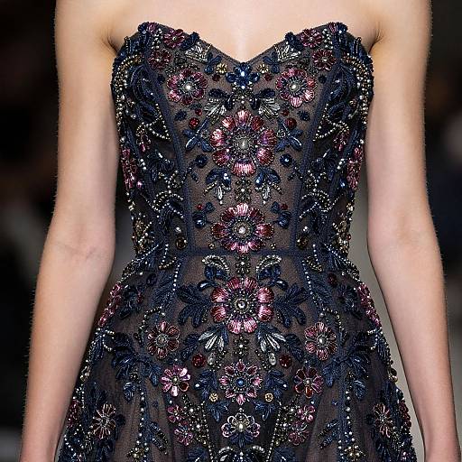 Luxurious Broderie Embroidered Bodice