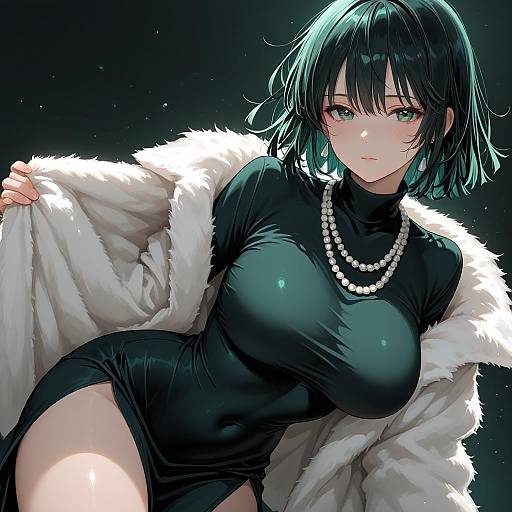 Stunning Portrait of Fubuki in Elegance