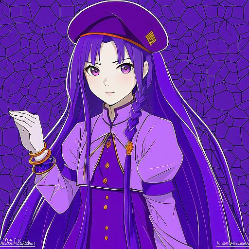 Illustration of Sion eltnam atlasia, tsukihime in the style of Mikkoukun