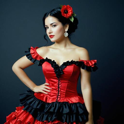 Elegant Flamenco Halloween Costume Concept