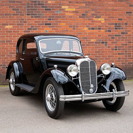 1938 Black Vauxhall 12hp Classic Car