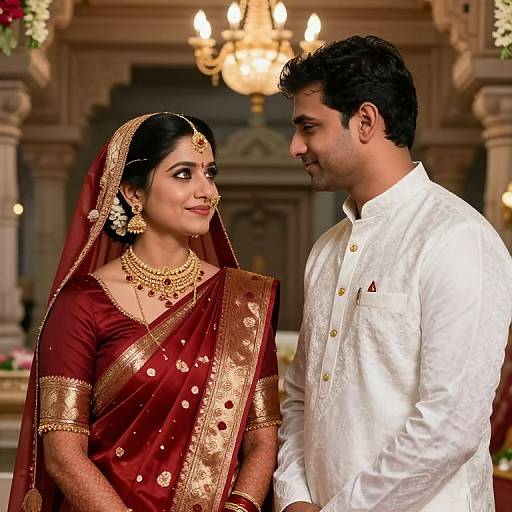 Cinematic Hindu Wedding in Stone Temple