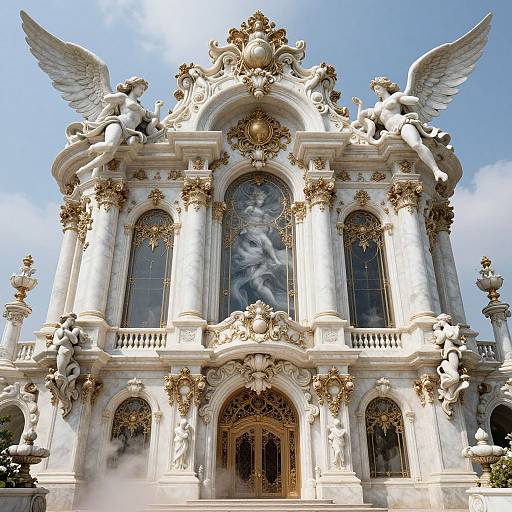 Ornate Rococo Heavenly Megastructure