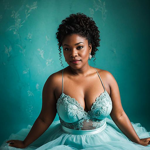 Blushing Woman in Ethereal Lingerie Shoot Blushing Woman in Ethereal Lingerie Shoot