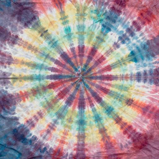 Abstract Tie Dye Spiral Generator