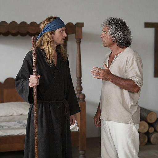 Intense Atmosphere in Rustic Setting