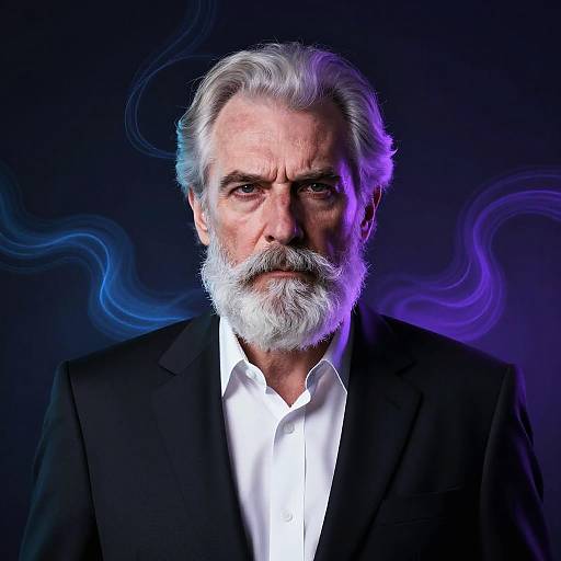 Mystical Elderly Man Portrait