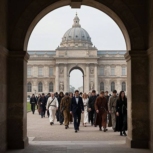 Timeless Journey Through History's Archway