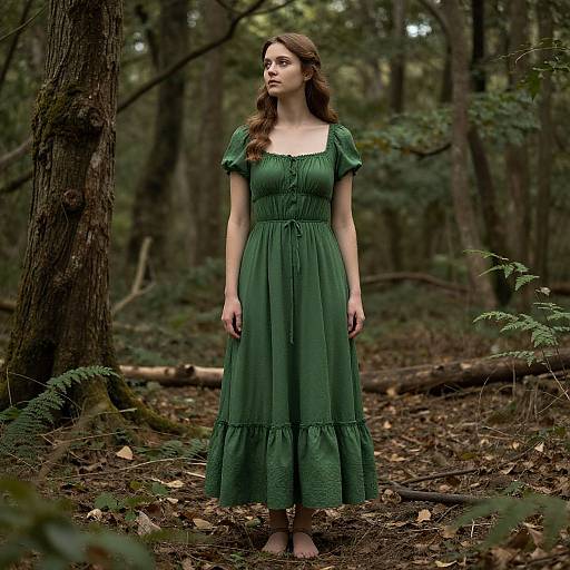 Sleeping Beauty Inspired Forest Dress