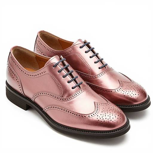 Elegant Grenson Rose Wing-Tip Brogues