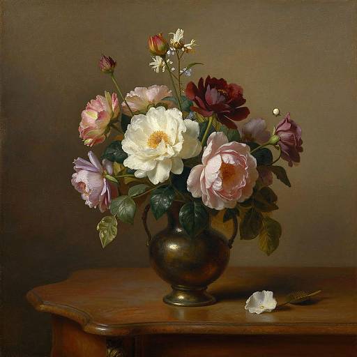 Classical Still Life with Flowers