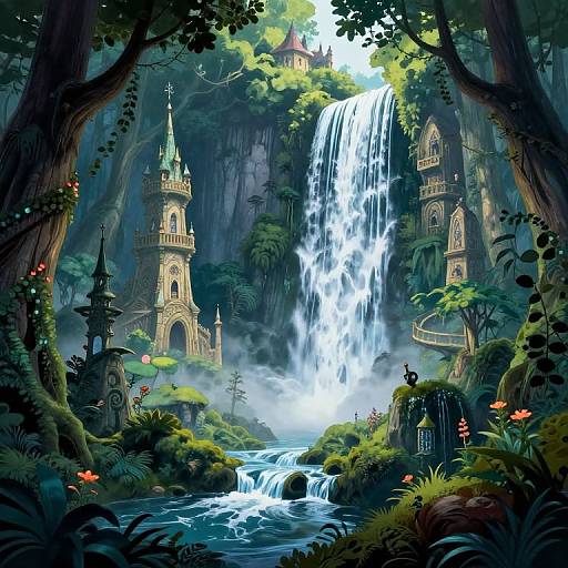 Elven Cyberpunk Paradise in Rivendell