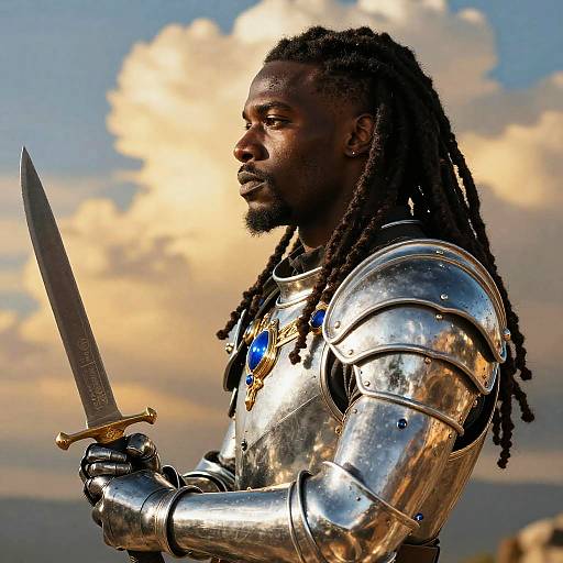 Hyper-Realistic Fantasy Warrior Portrait