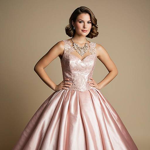 Elegant Birthday Bling Dress Portrait