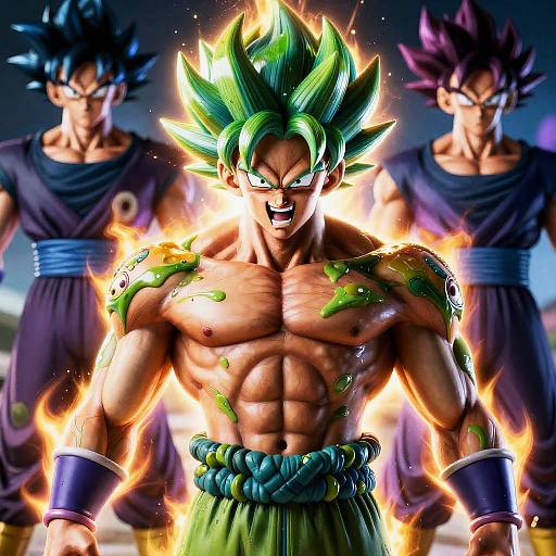 Legendary Super Saiyan Broly Transformation