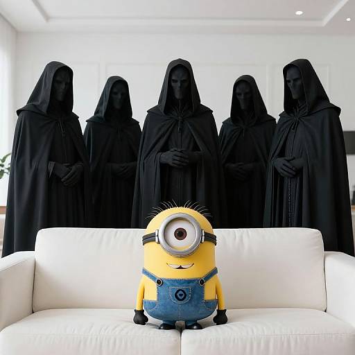 Surreal Nazgûl and Minion Scene