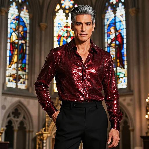 Glamorous Gothic Fashion Portrait