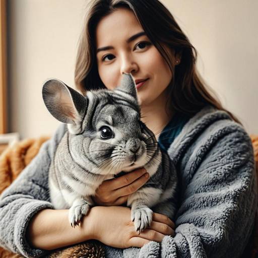 Cozy Chinchilla in Gentle Affection Cozy Chinchilla in Gentle Affection