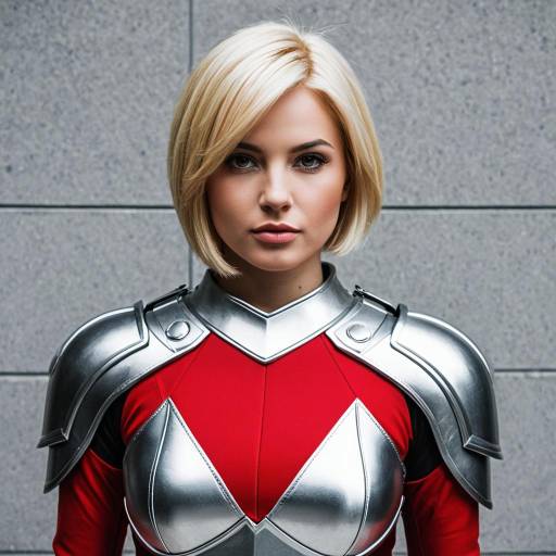 Chaz Ashley Cosplay in Sleek Red Outfit