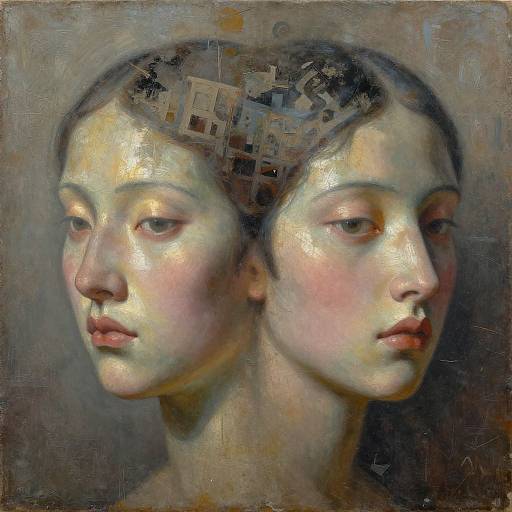 Dusty Antique Abstract Masterpiece