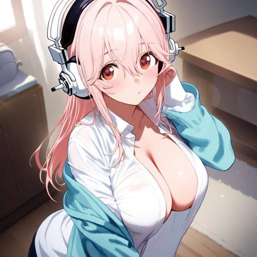 Vibrant Solo Portrait of Super Sonico