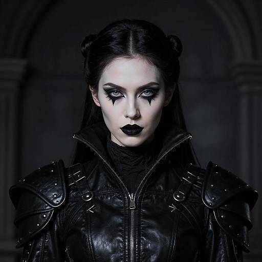 Dramatic Gothic Woman Portrait