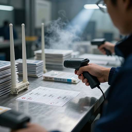 Industrial RFID Scanning Workflow