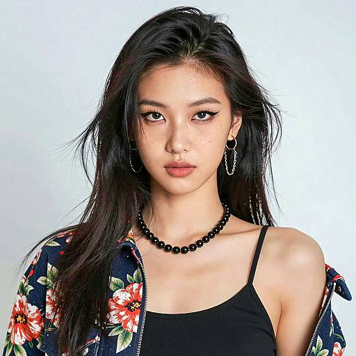 Casual Portrait of Asian Woman