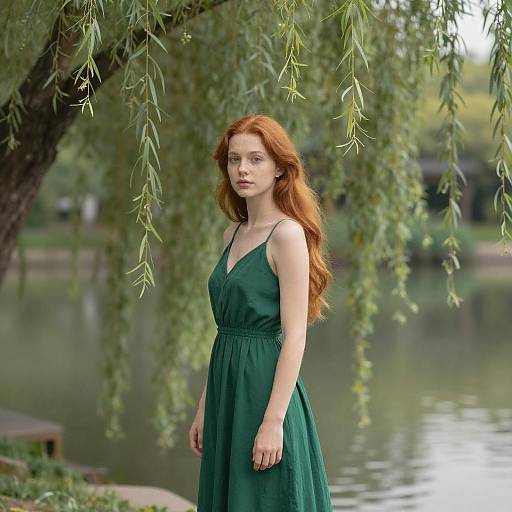 Serene Portrait of a Young Woman