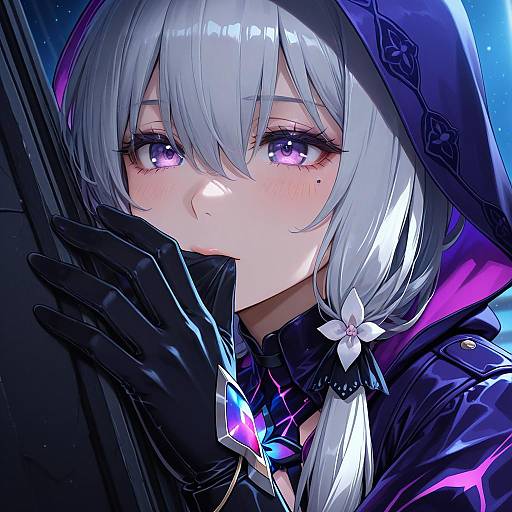 Illustration of Moze (honkai: star rail), honkai (series) in the style of Hayashi custom