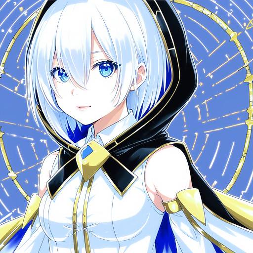 Illustration of Ars almal (1st costume), nijisanji in the style of Fujikawa