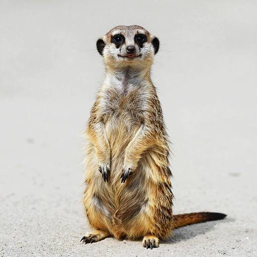 Relaxed Meerkat with Expressive Eyes