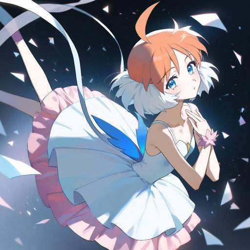 Illustration of Ahiru (princess tutu), princess tutu in the style of Tsu (lovesick1964)