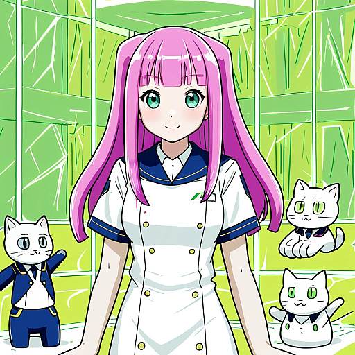 Illustration of Aria pokoteng, aria (manga) in the style of Ha akabouzu