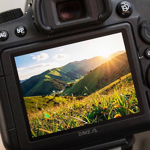 DSLR Screen Showing Lens Flare Fix