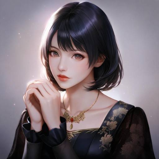 Elegant Micaiah Portrait in Realism