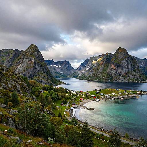 Majestic Norwegian Fjords Landscape