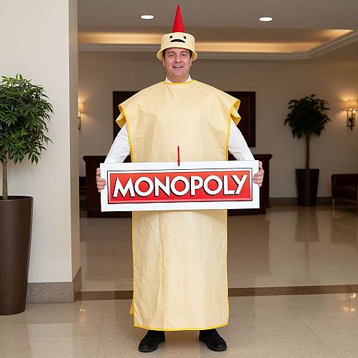 Monopoly Sandwich Board Adult Costume