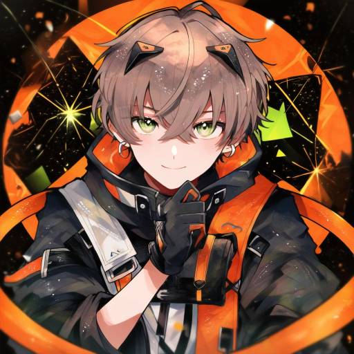 Illustration of Alban knox, nijisanji in the style of Itomugi-kun