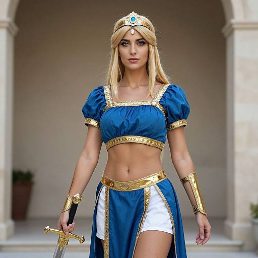 Greek Warrior Woman Cosplay