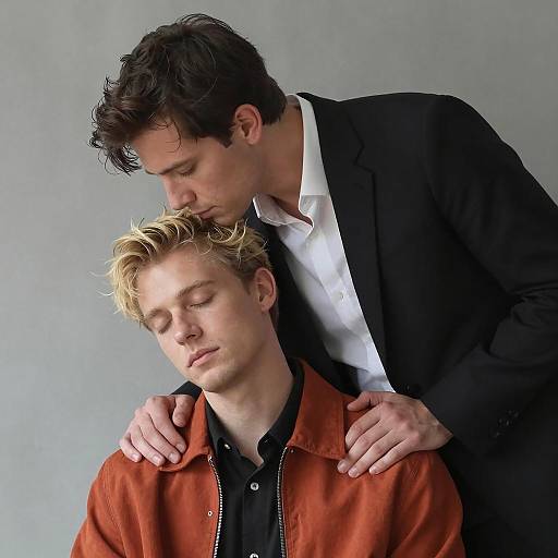 Intimate Photograph of Two Men